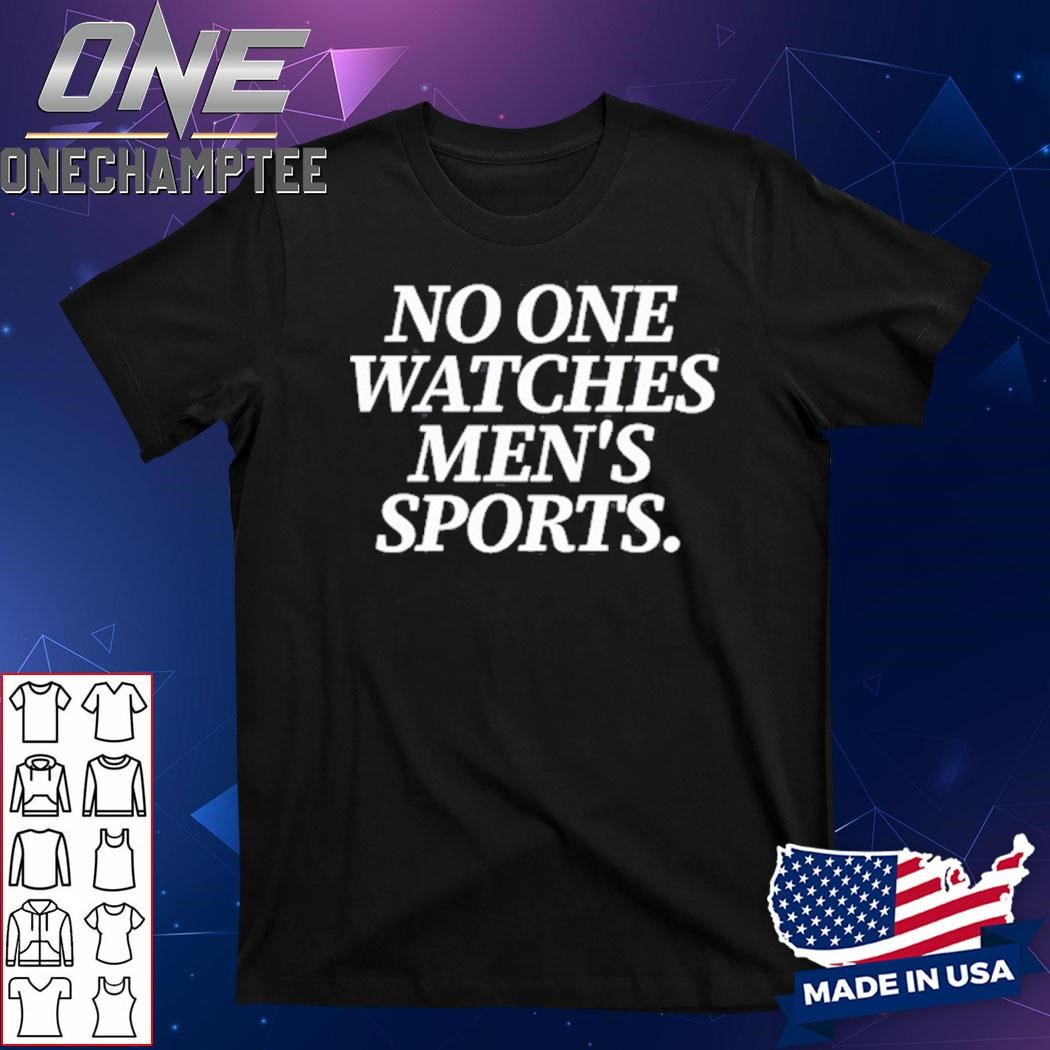 Design No One Watches Men's Sports Shirt