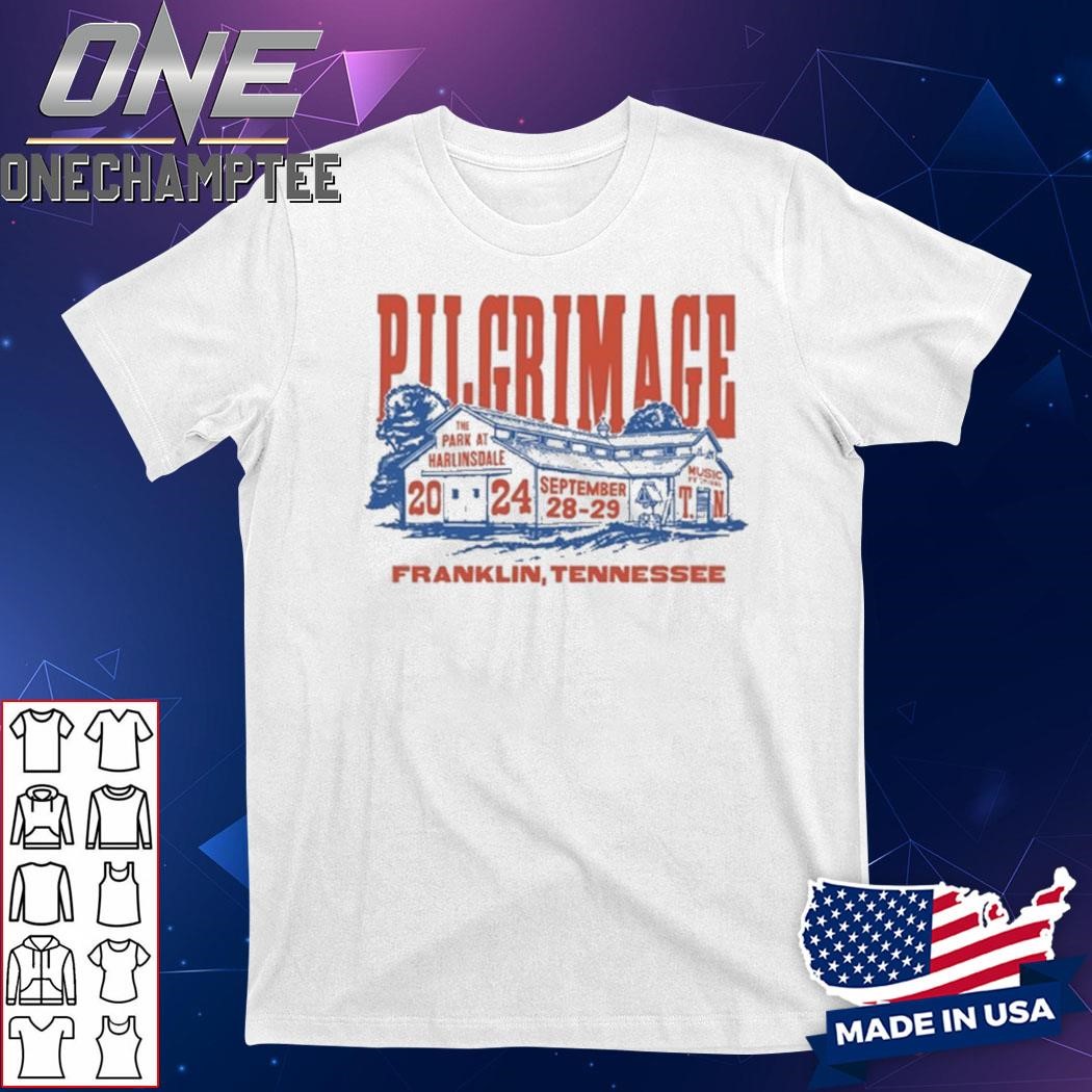 Design Pilgrimage Music Festival Sept 28-29 2024 Franklin, Tennessee Us Concert Shirt