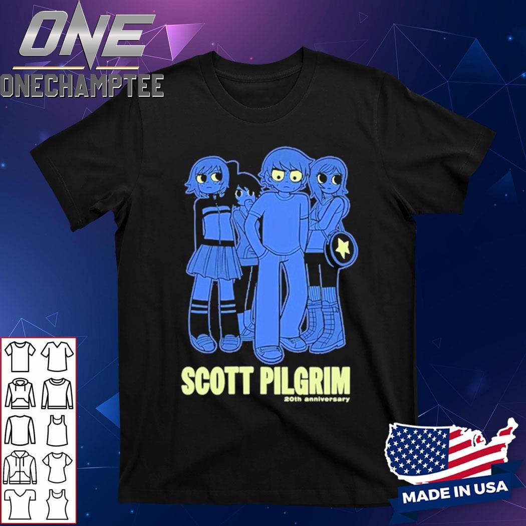 Design SP20 Scott Pilgrim 20Th Anniversary Shirt