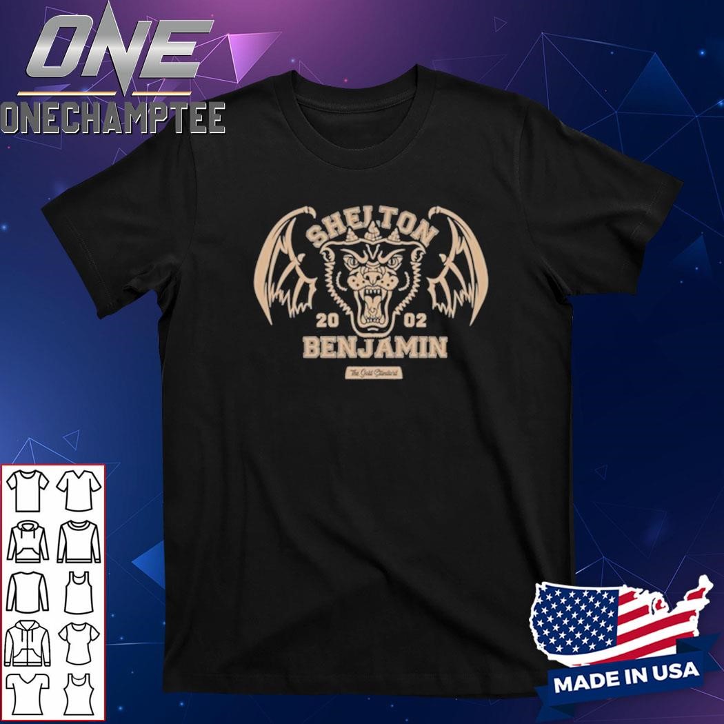 Design Shelton Benjamin The Gold Standard Est 2002 Shirt