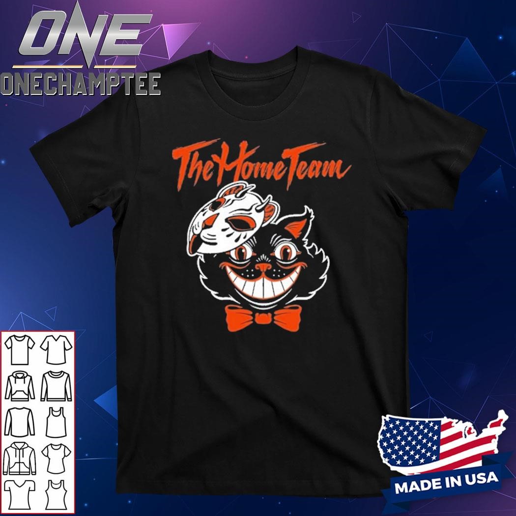 Design The Home Team Cat Mask Halloween Shirt