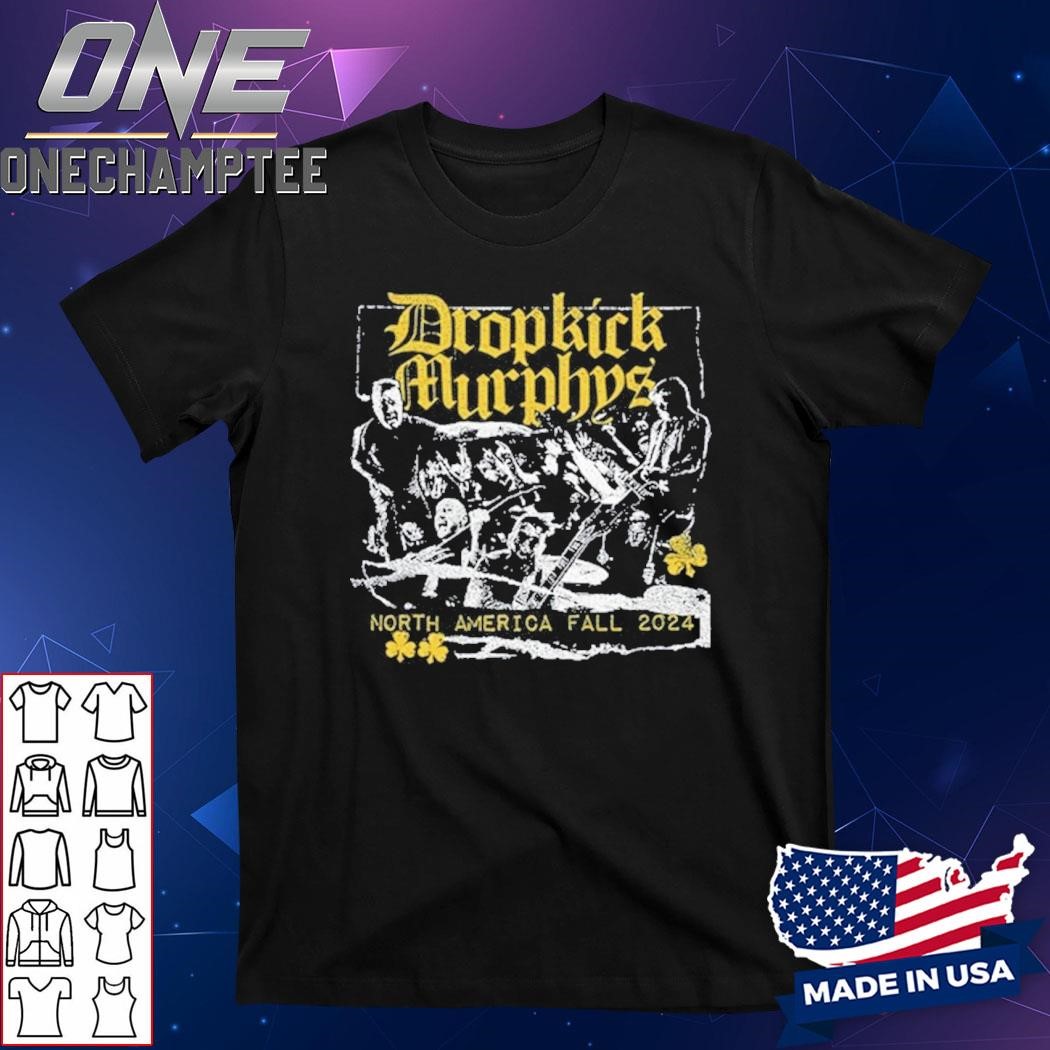 Dropkick Murphys North America Fall 2024 Tour Shirt