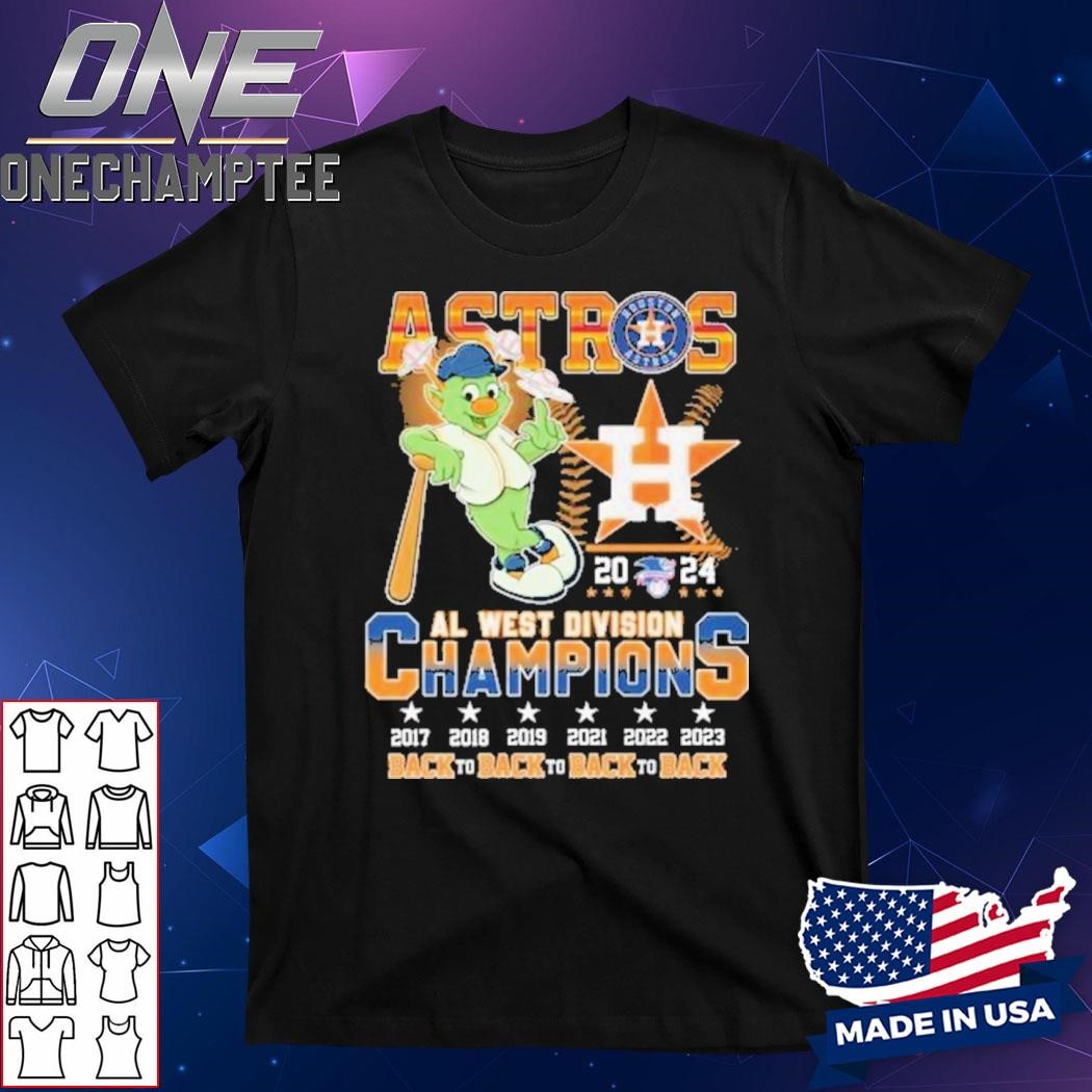 Houston Astros AL West Division Champions 2024 Champs Memories T-Shirt