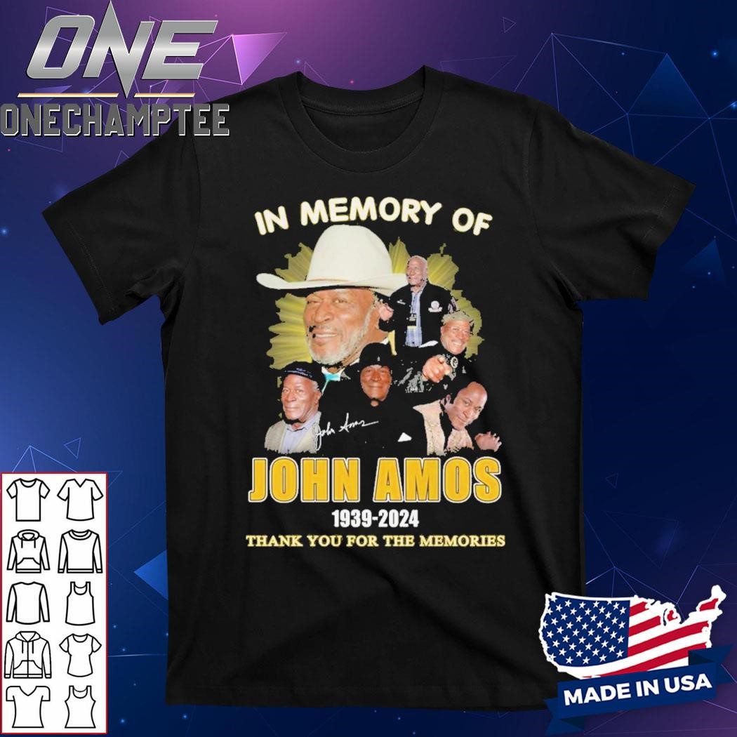 John Amos In Memory Of The Legend 1939-2024 Thank You T-Shirt