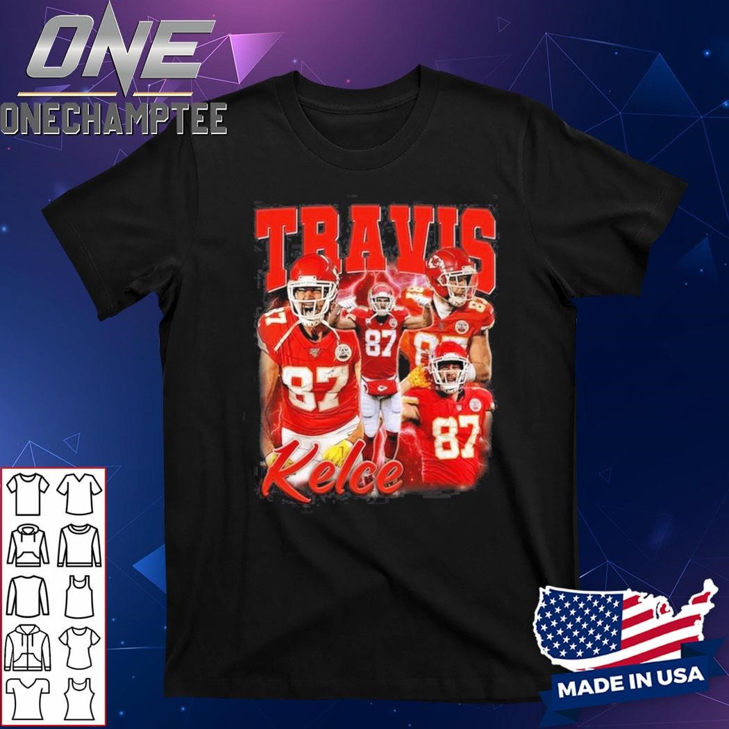 Kansas City Chiefs Travis Kelce Number 87 Kansas Star T-Shirt