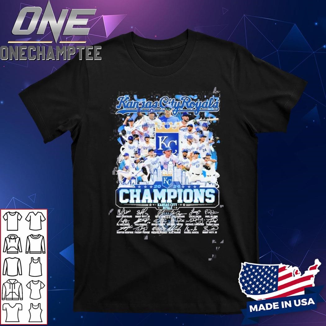 Kansas City Royals 2024 Champions T-Shirt