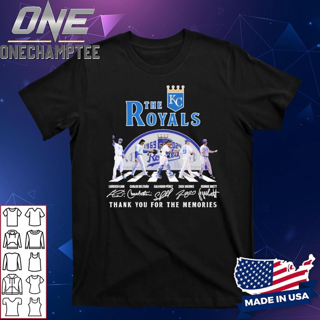 Kansas City Royals The Royals Baseball Legends In 2024 T-Shirt