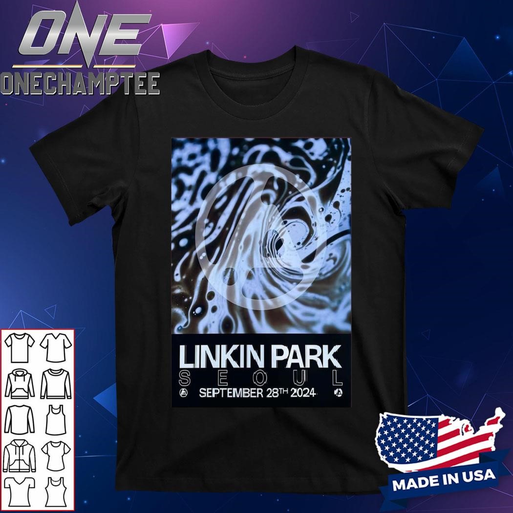 Linkin Park Seoul From Zero World Tour 2024 Poster In South Korea At Inspire Arena On September 28th 2024 Poster Shirt