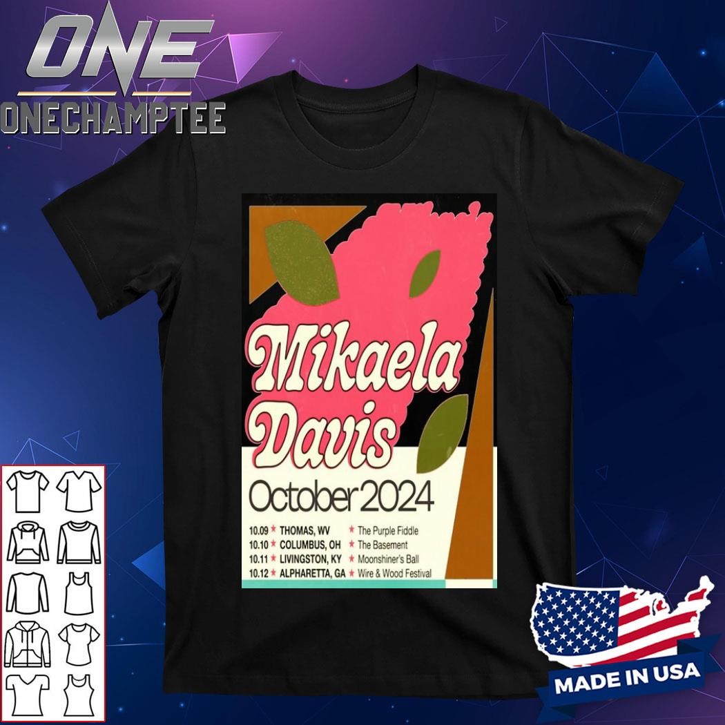 Mikaela Davis Oct 2024 Poster Shirt