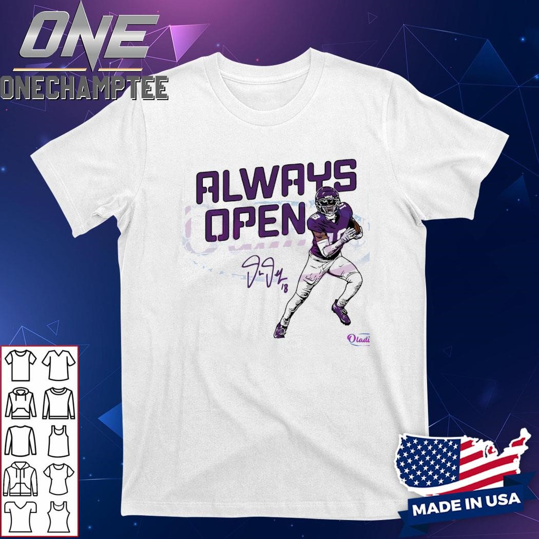 Minnesota Vikings Justin Jefferson Always Open Shirt