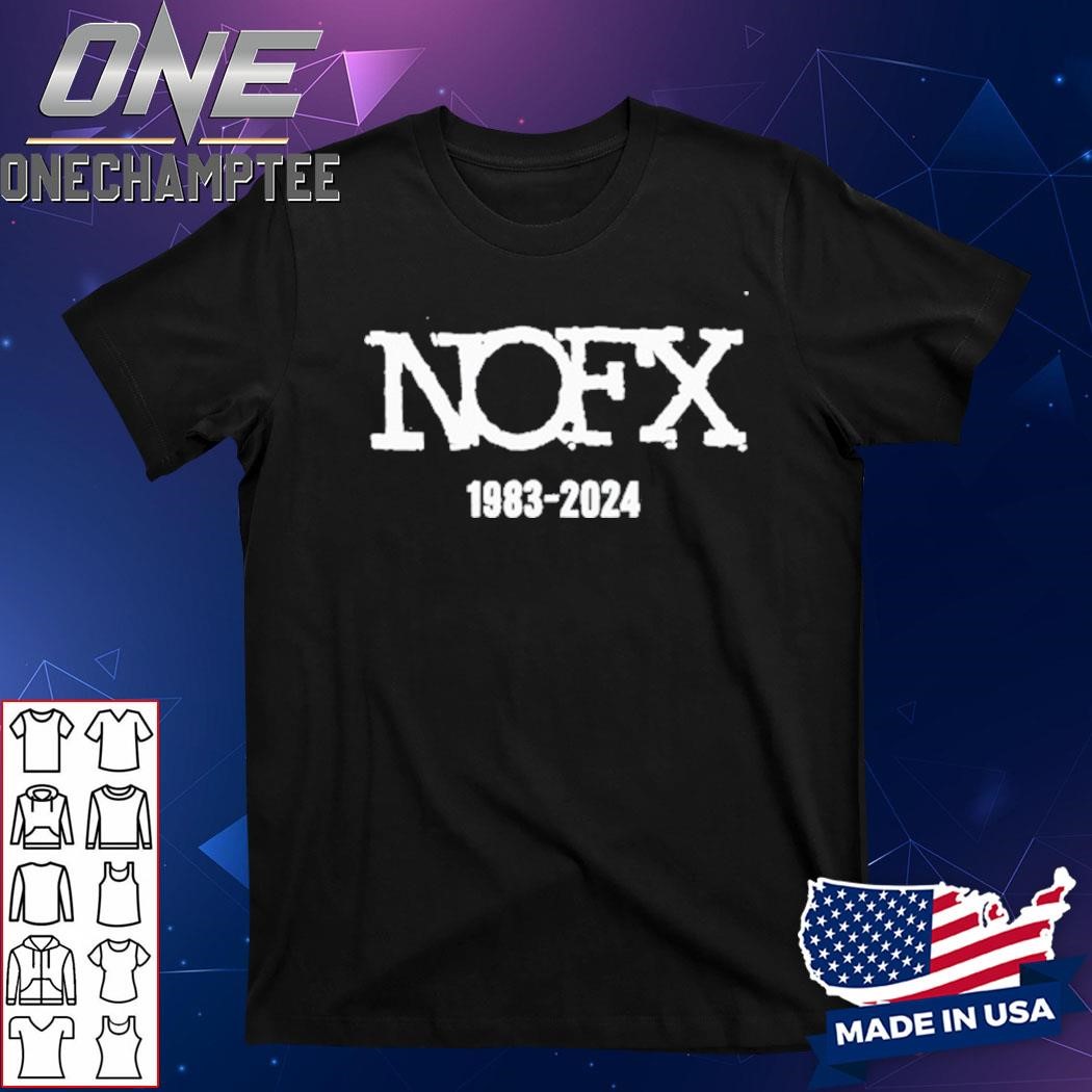 NOFX 1983-2024 Show In San Pedro, California Oct 6 2024 Shirt