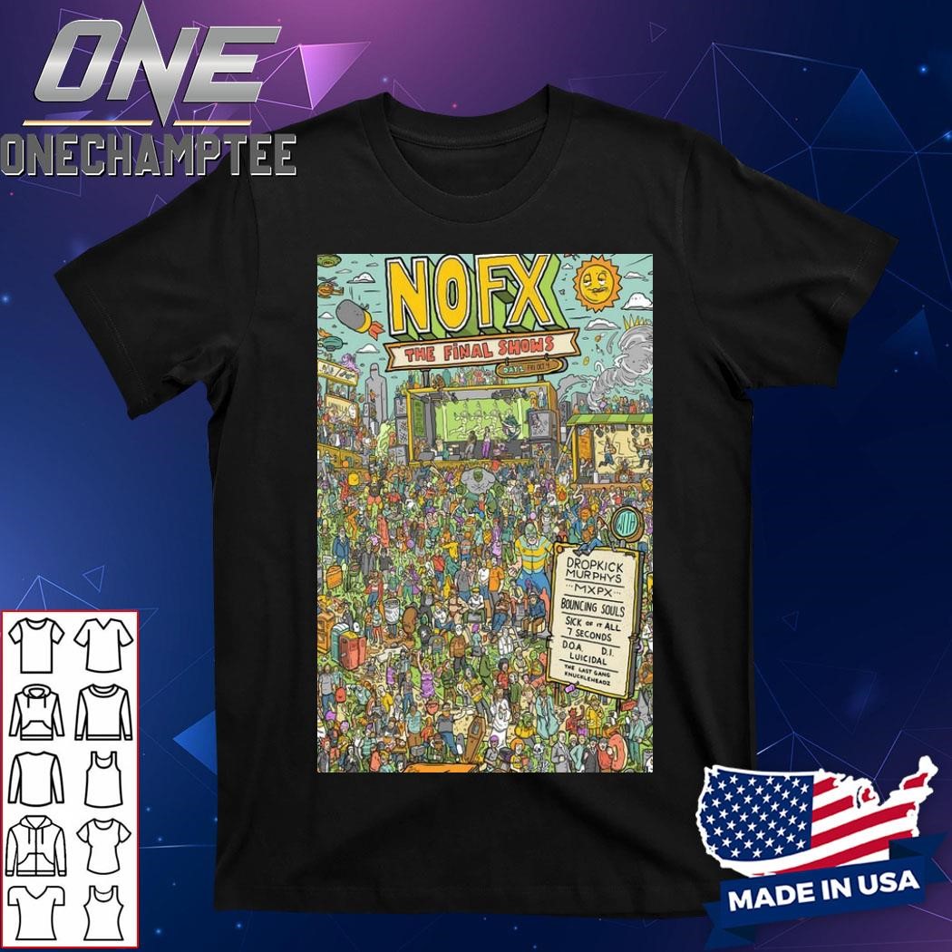 NOFX The Final Shows OCT 4th 2024 Event Poster Shirt