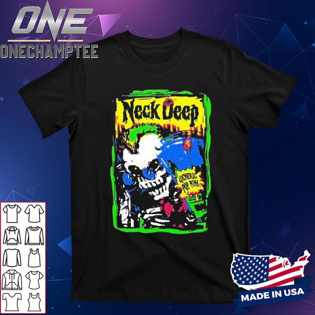 Neck Deep Generic Pop Punk Skull Edition T-Shirt