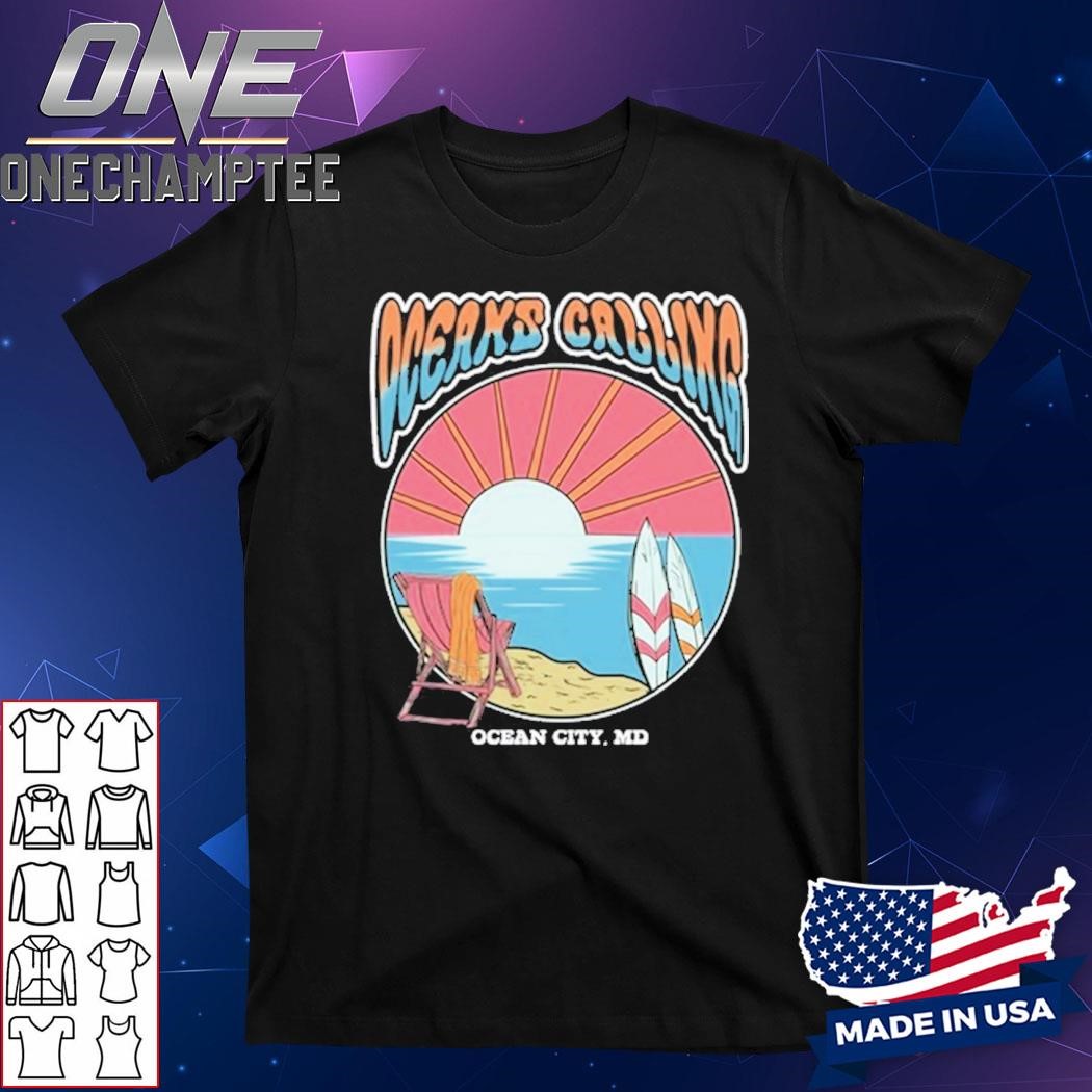 Oceans Calling Festival Sunset Lineup Event Shirt