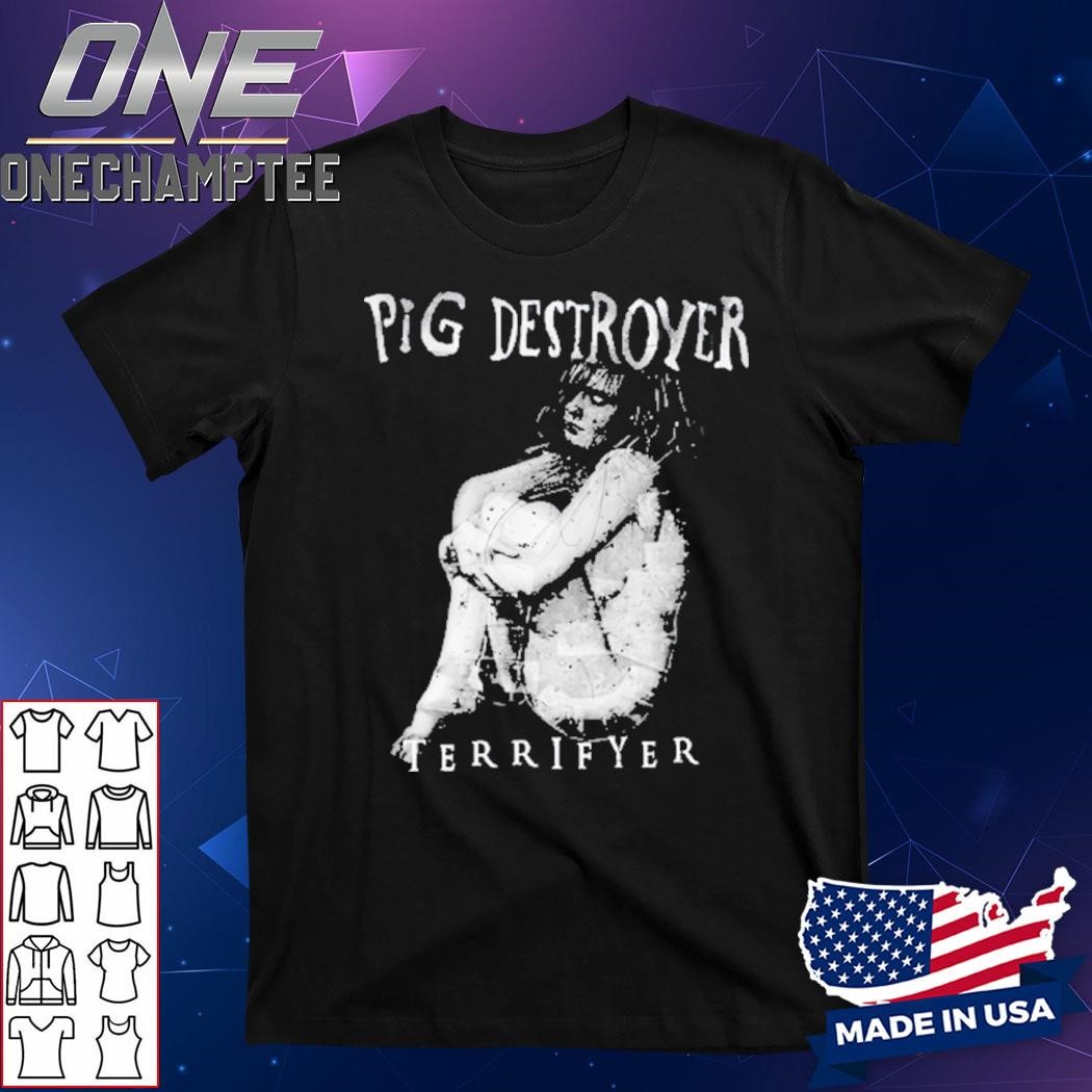 Pig Destroyer Terrifyer Ladies Cropped Shirt