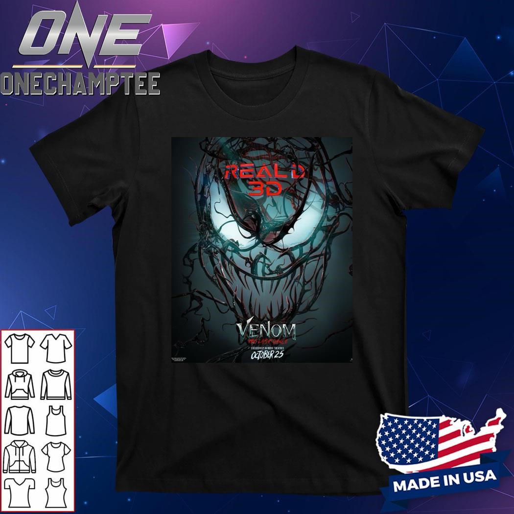 Reald 3D Poster For Venom The Last Dance Releasing Exclusively In Movie Theaters On October 25 Vintage T-Shirt