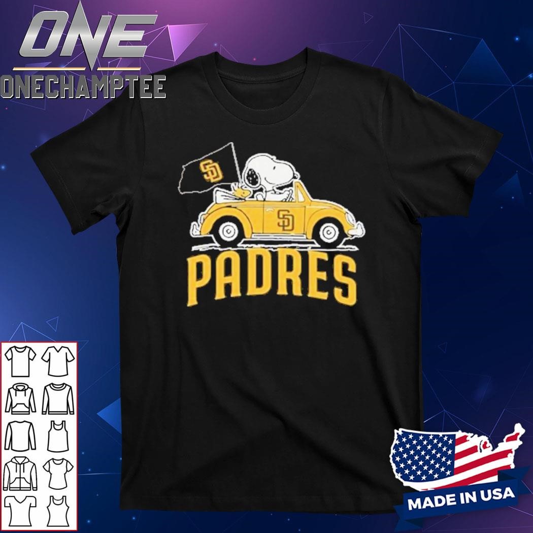 San Diego Padres Celebrating 75 Years Of Peanuts Snoopy T-Shirt