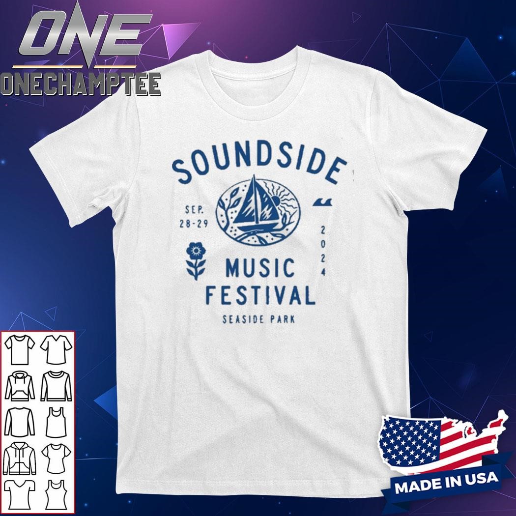 Soundside Music Festival Sailboat Longsleeve Lineup Shirt