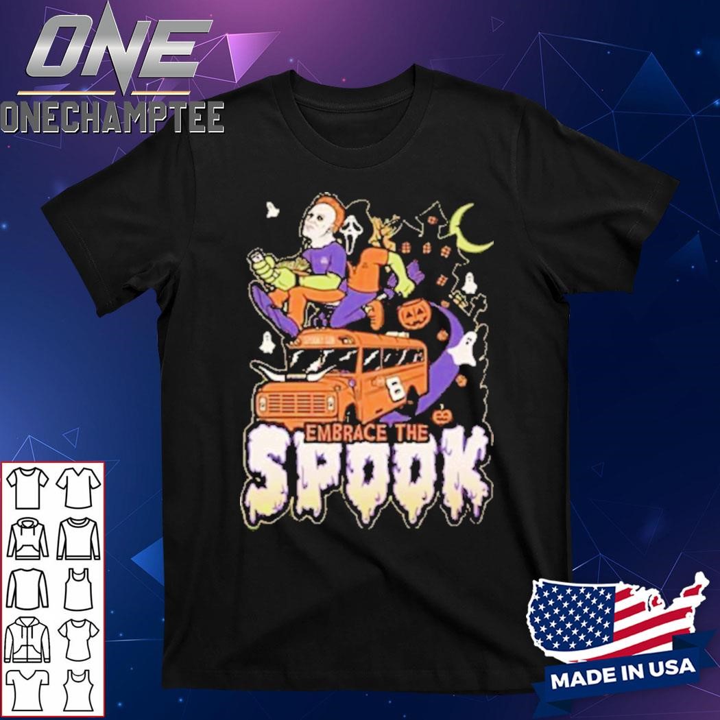 Spooktober Spooky Szn Embrace The Spook Halloween T-Shirt