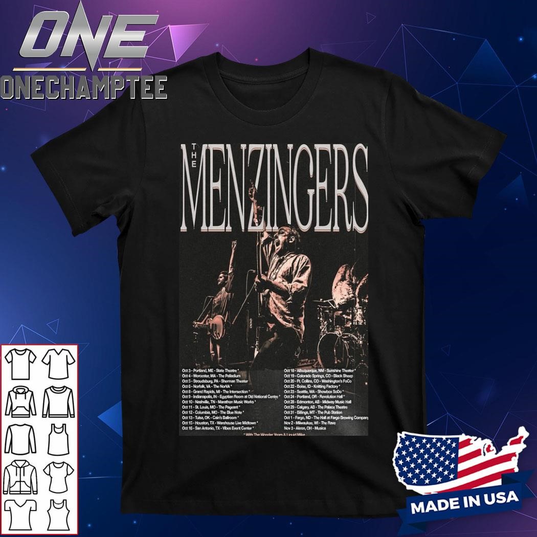 The Menzingers Tour October 2024 Poster Shirt