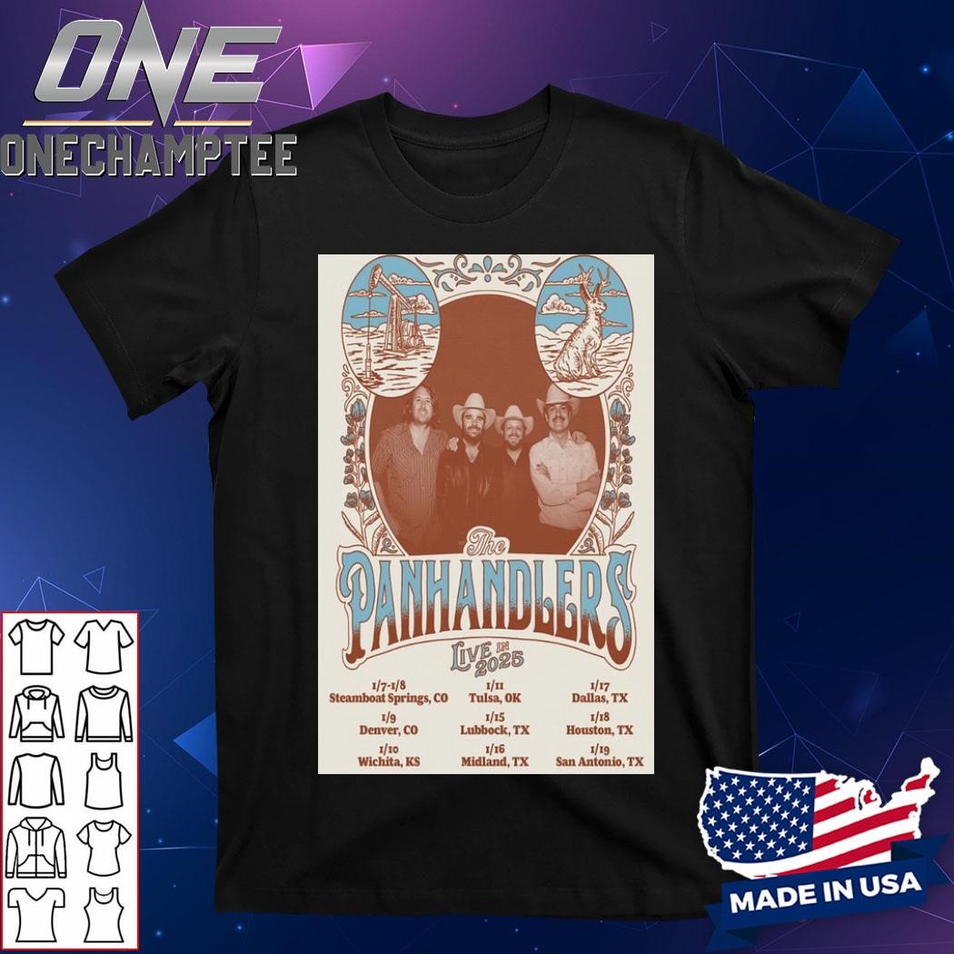 The Panhandlers Live In 2025 Tour Poster Shirt