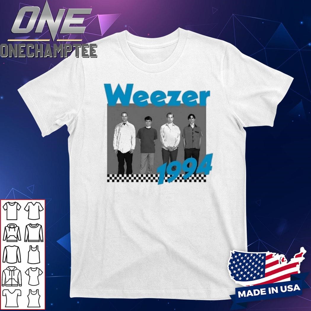 Weezer 1994 Tracklist Shirt