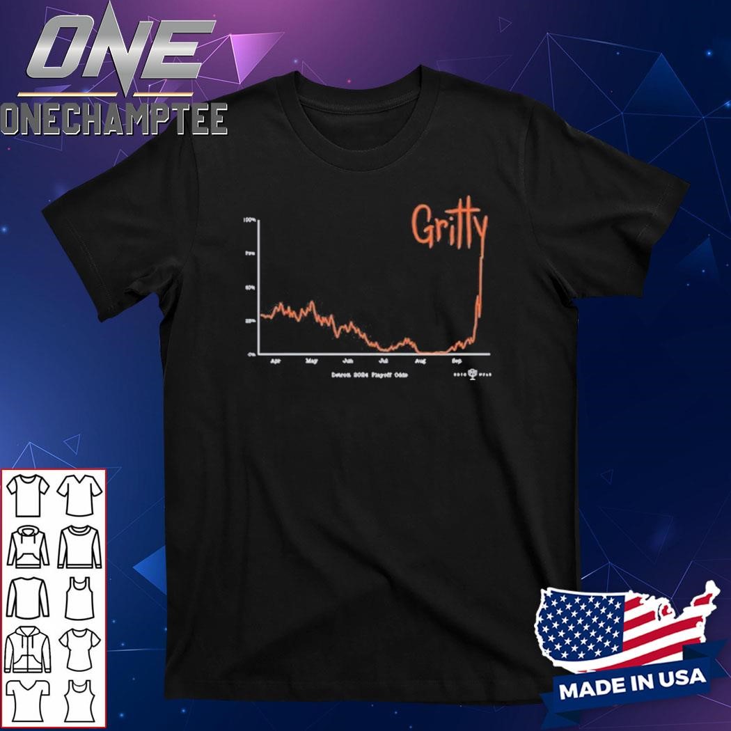 Will Vest Wearing Gritty Detroit 2024 Playoff Odds Shirt