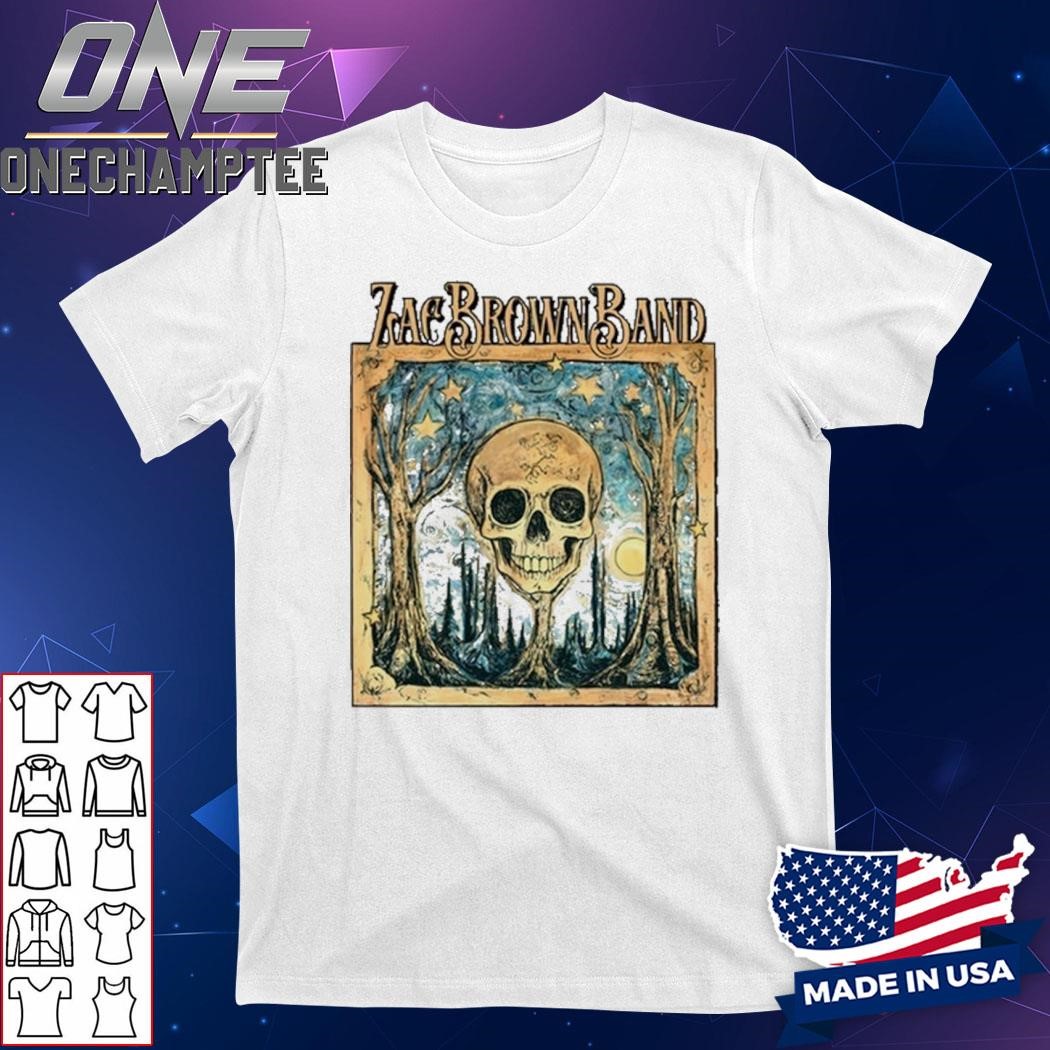 Zac Brown Band Skull 2024 Shirt