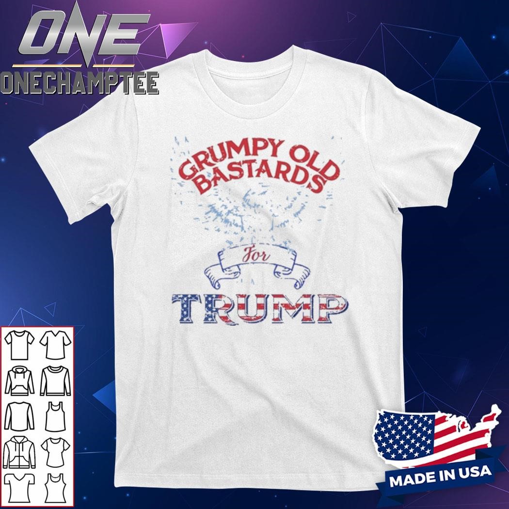 Zeek Arkham Wearing Grumpy Old Bastards For Trump Shirt