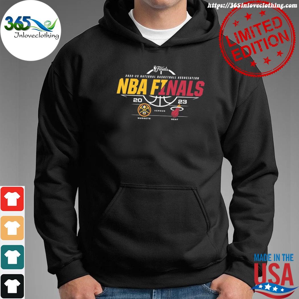 Denver Nuggets vs Miami Heat 2022 2023 National Basketball Association NBA  Finals Matchup logo shirt, hoodie, sweater, long sleeve and tank top