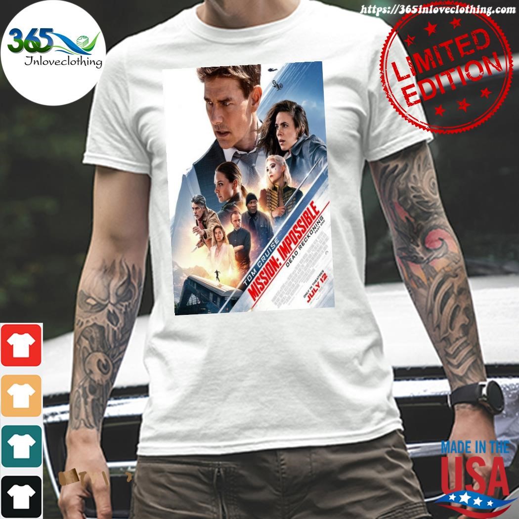 Design mission impossible dead reckoning part one 2023 poster shirt
