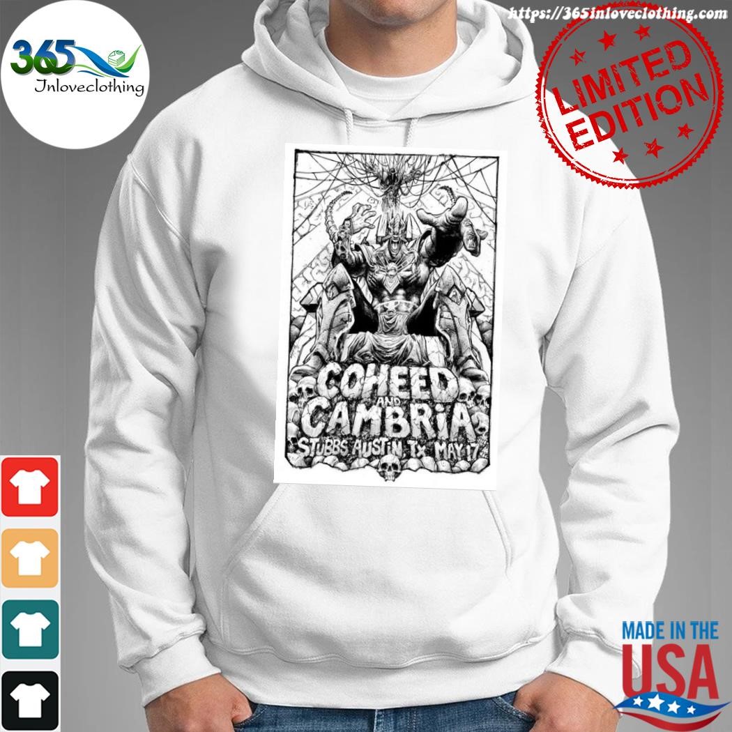 Design poster coheed and cambria may 17 2023 austin tx shirt hoodie.jpg