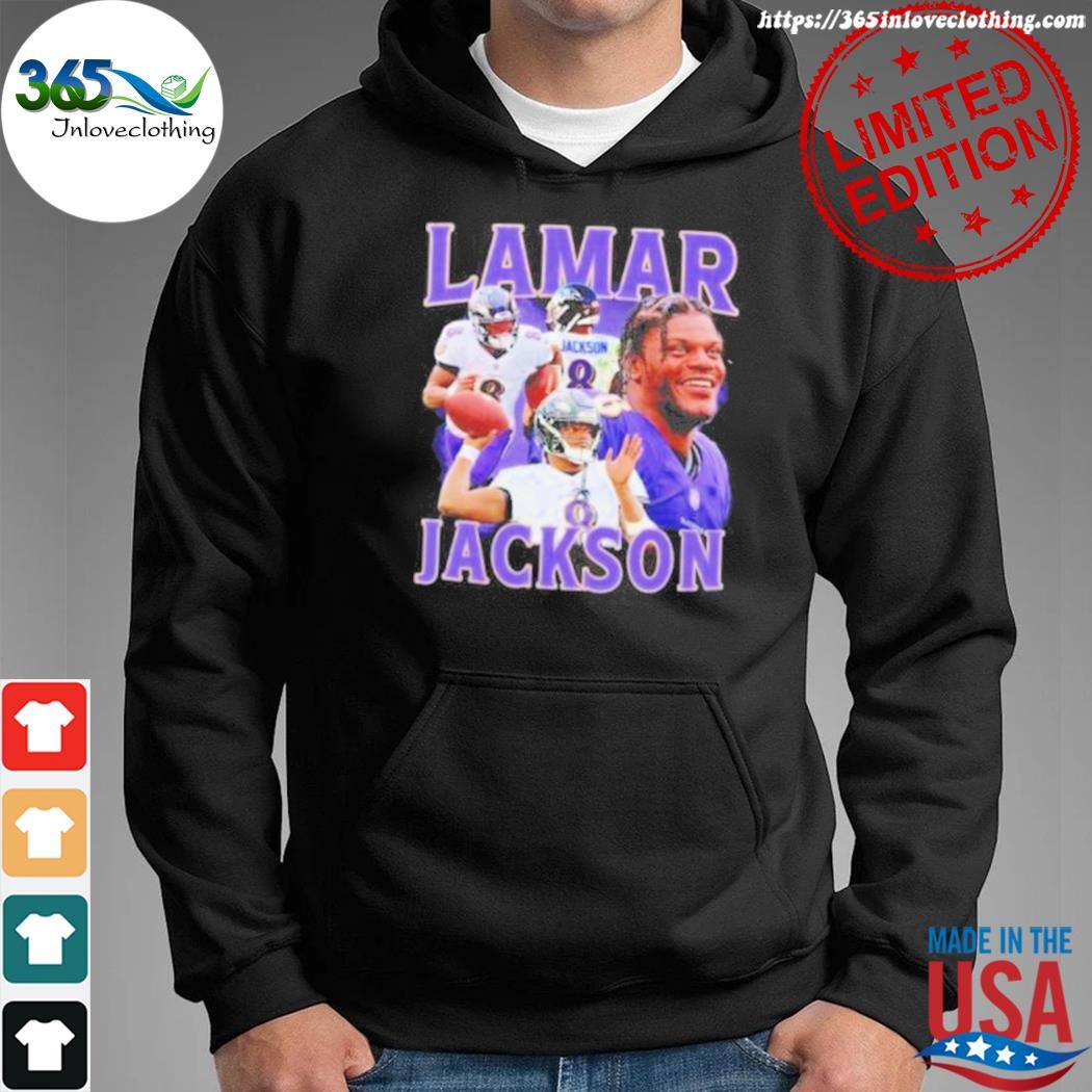 Baltimore Ravens Alternate Name & Number Long Sleeve T-Shirt - Lamar  Jackson - Mens