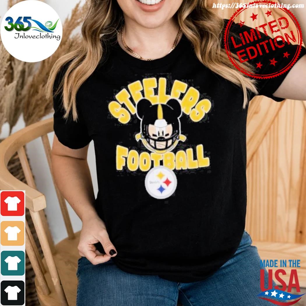 Official newborn and infant black Pittsburgh Steelers disney lil champ  bodysuit shirt,tank top, v-neck for men and women