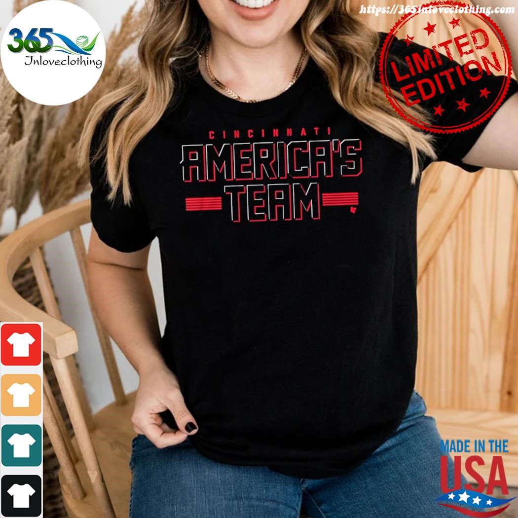 CincinnatI america's team shirt,tank top, v-neck for men and women