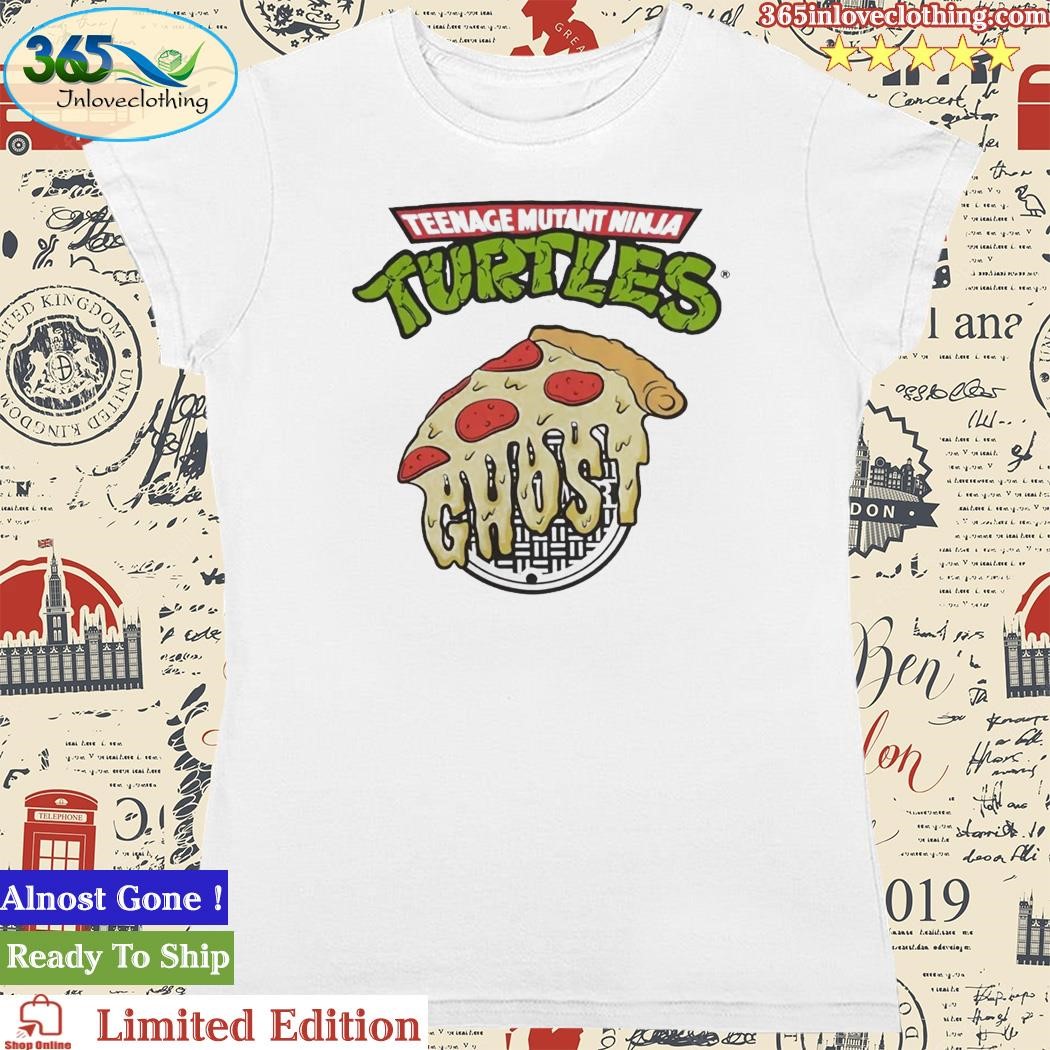 Official ghost lifestyle shop ghost tmnt pizza T-shirts, hoodie, tank top,  sweater and long sleeve t-shirt