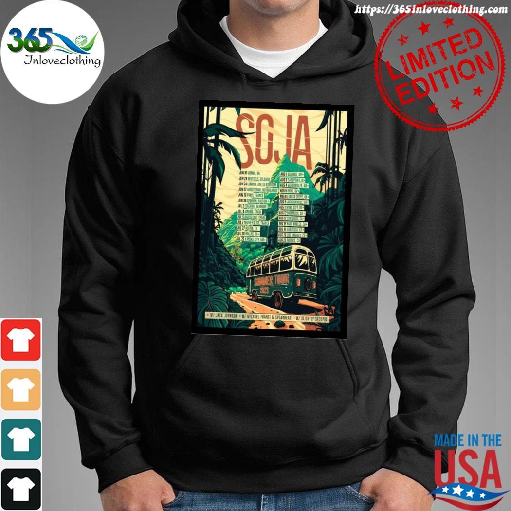 Design sOJA 2023 Summer Tour Poster Shirt, hoodie, sweater, long