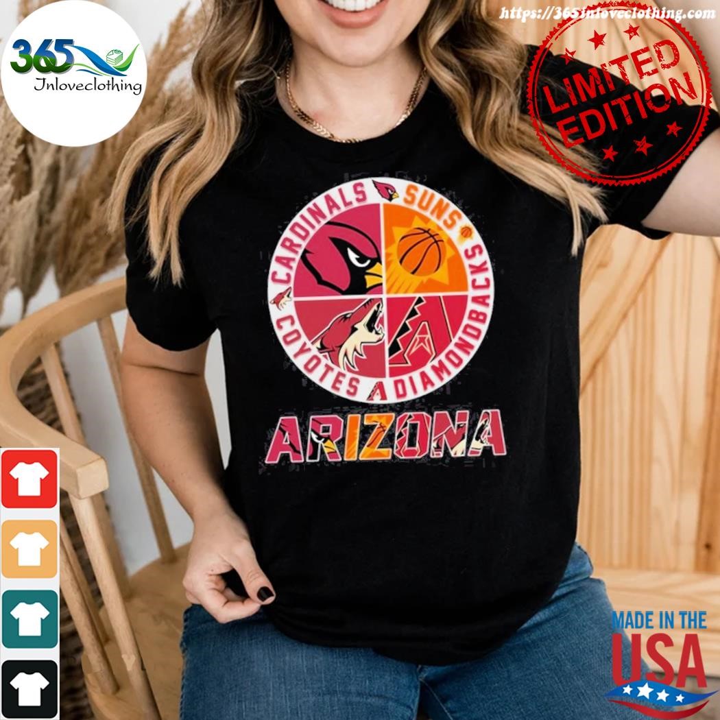 HOT TREND Arizona Coyotes Arizona Cardinals Arizona Diamondbacks Phoenix  Suns Unisex T-Shirt