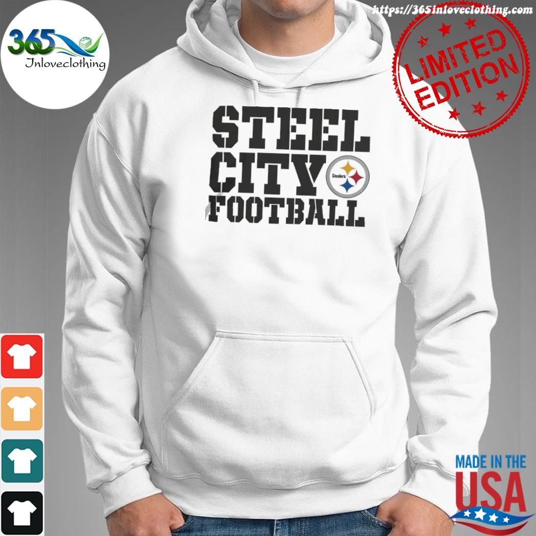 Pittsburgh steelers city football white local essential shirt, hoodie,  longsleeve tee, sweater