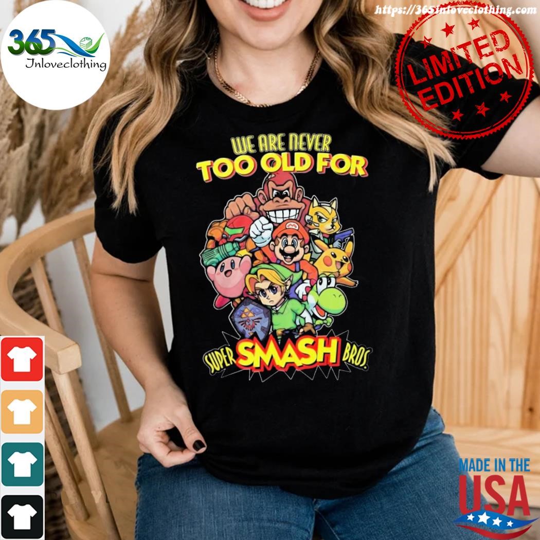 smash bros tee shirt