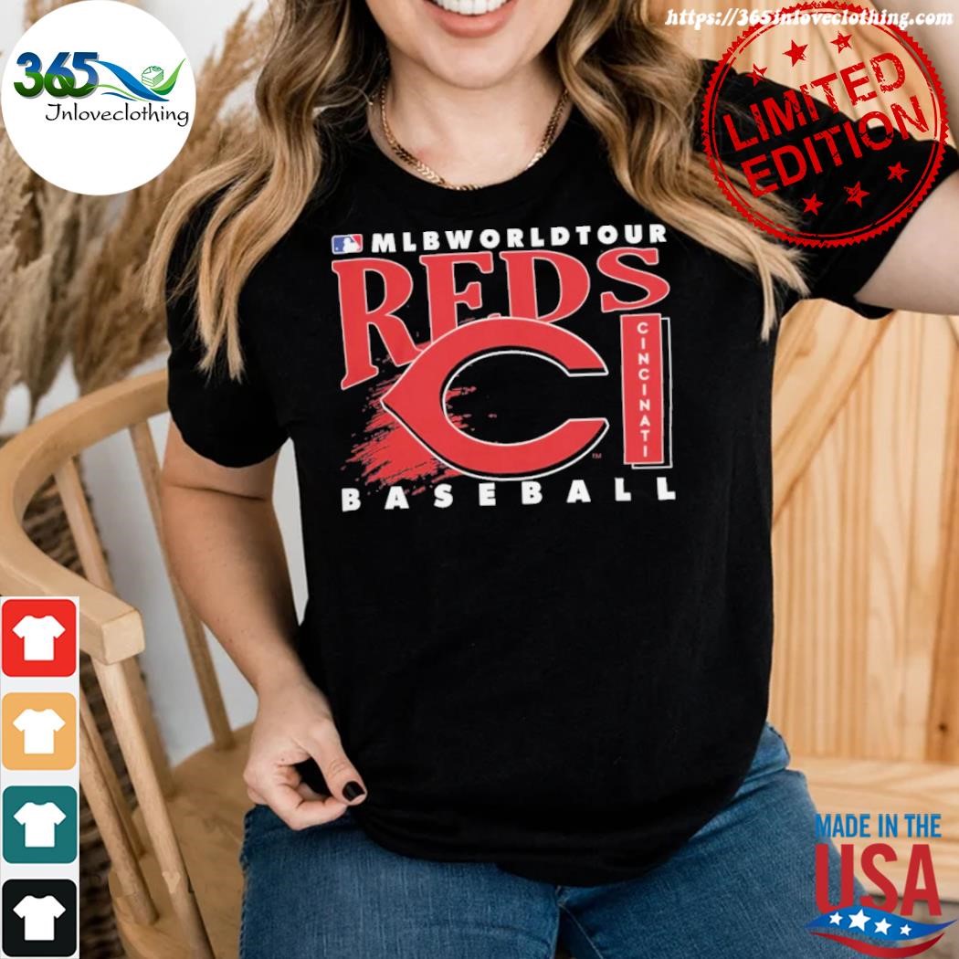 MLB World Tour Cincinnati Reds baseball logo 2023 shirt, hoodie, sweater,  long sleeve and tank top