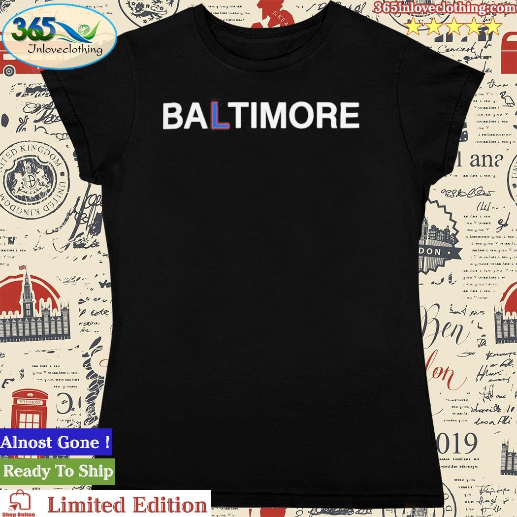 Official baltimore orioles 2023 city connect wordmark T-shirt