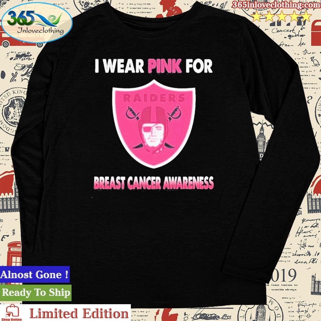 Raiders Breast Cancer Awareness DryFit Tee - Mens