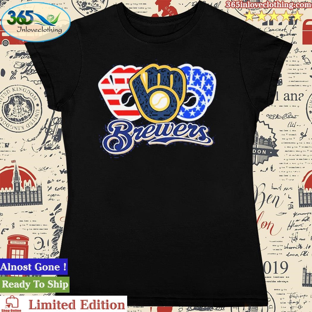 NEW ERA NE0204024 WOMEN'S MILWAUKEE BREWERS MLB 2023 4TH OF JULY TEE