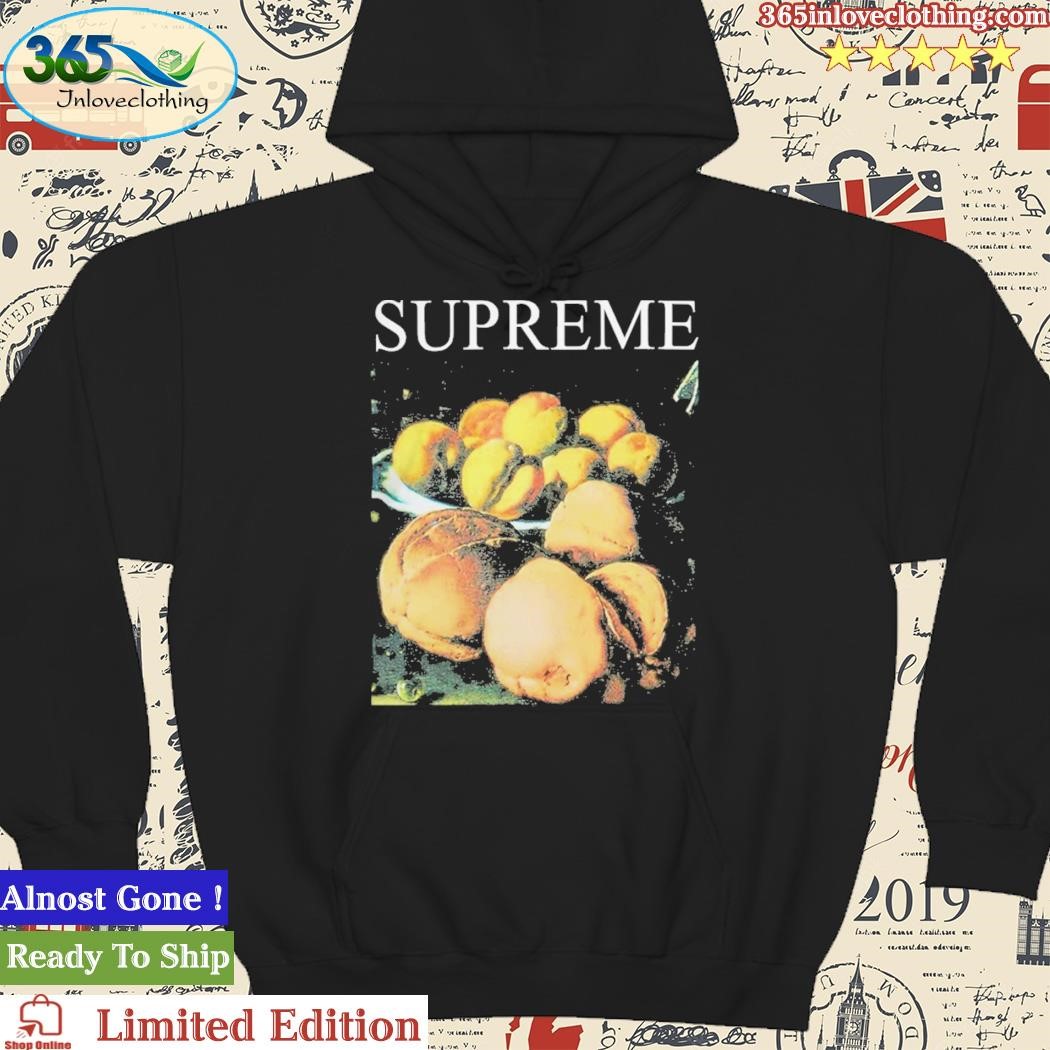 Supreme peaches hotsell t shirt