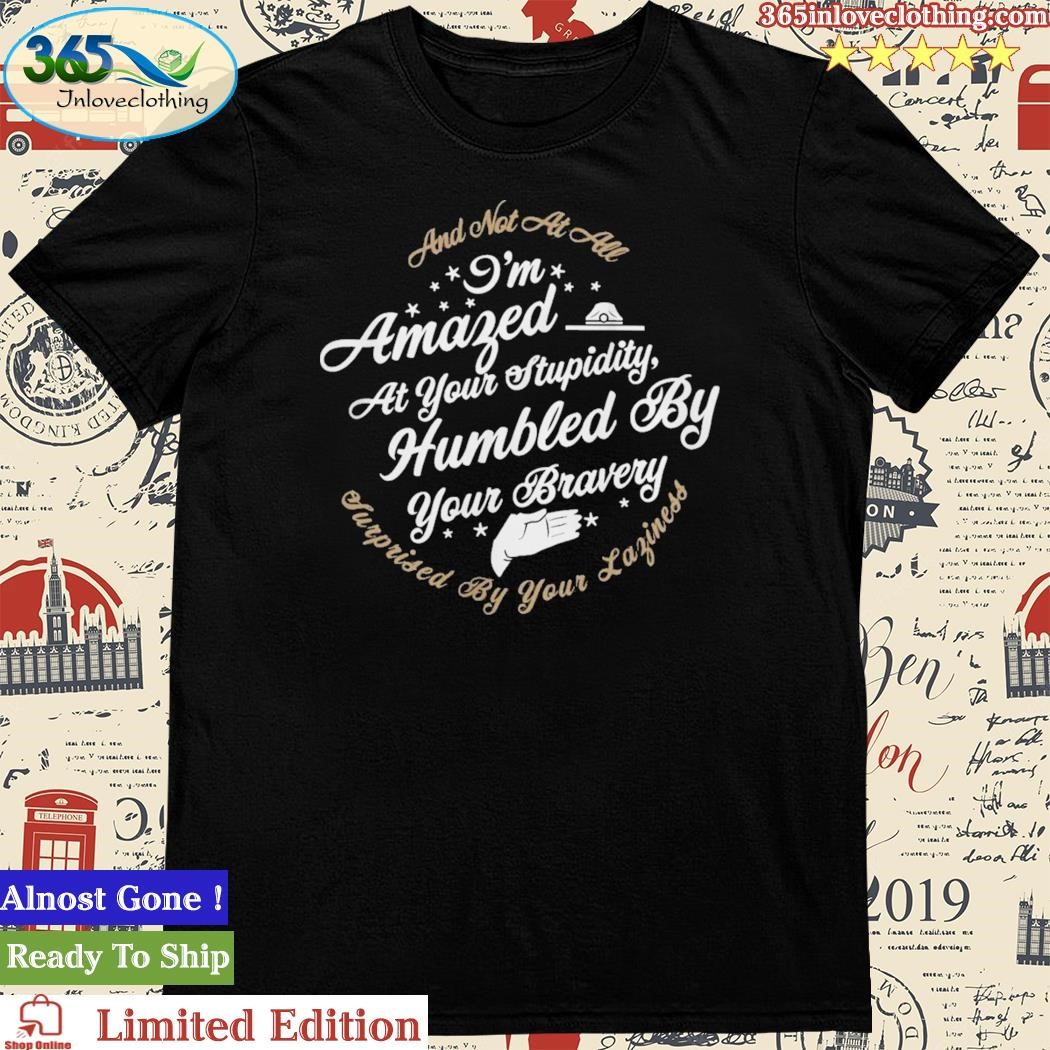 Official angry Cops Merch Retro Amazed & Humbled Shirt