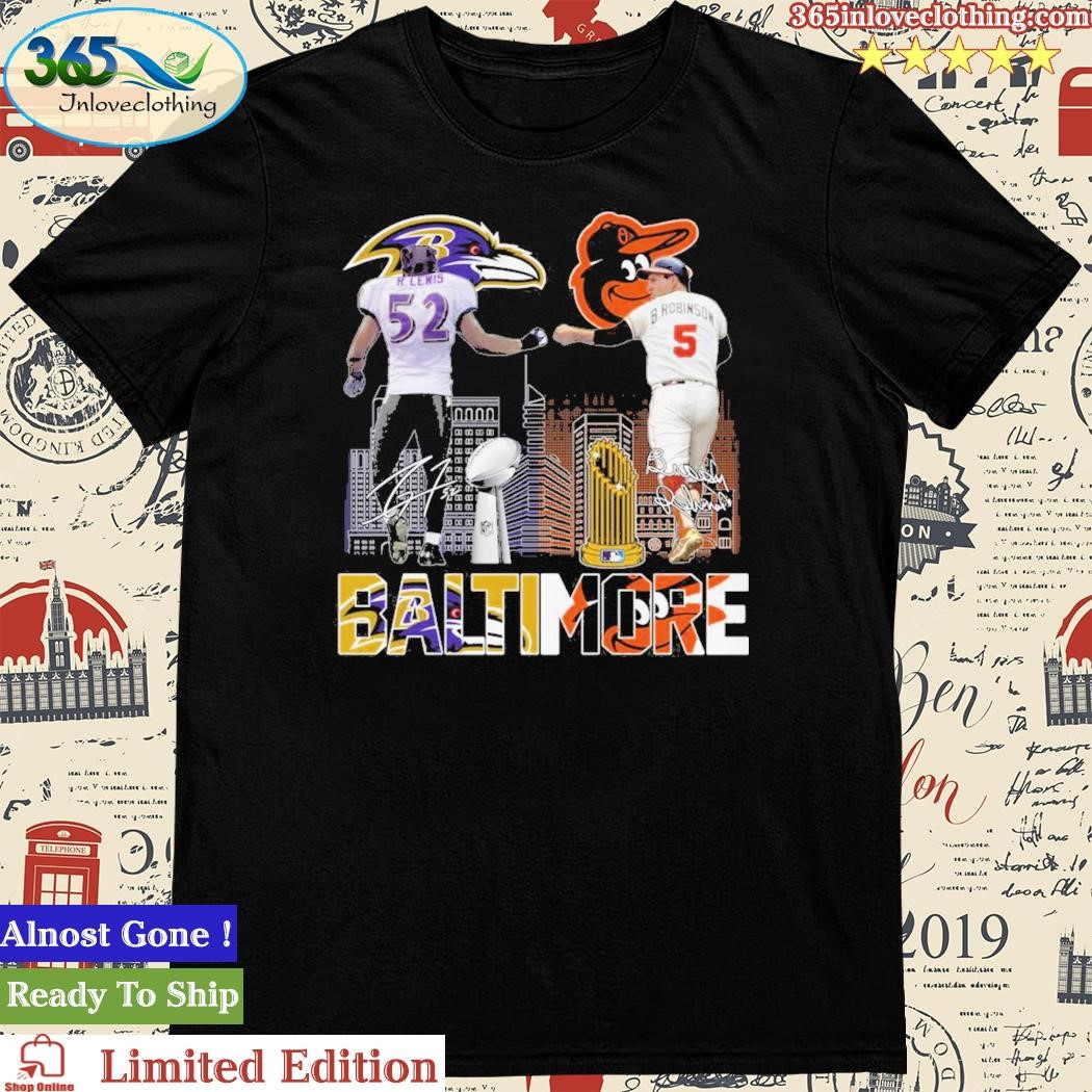 Baltimore Ravens Shirt Orioles Jackson Adley Rutschman Skyline