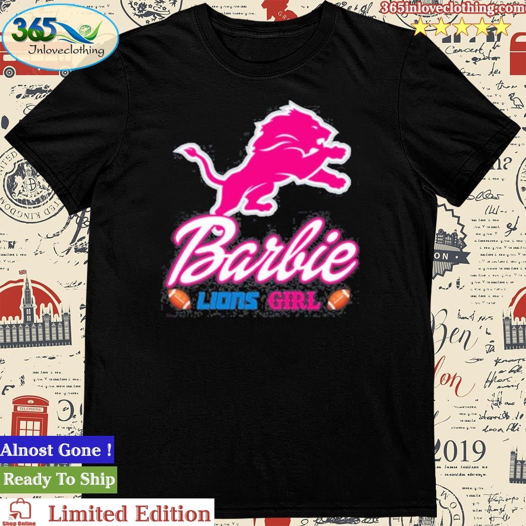 Official barbie Sports Lions Girl Shirt