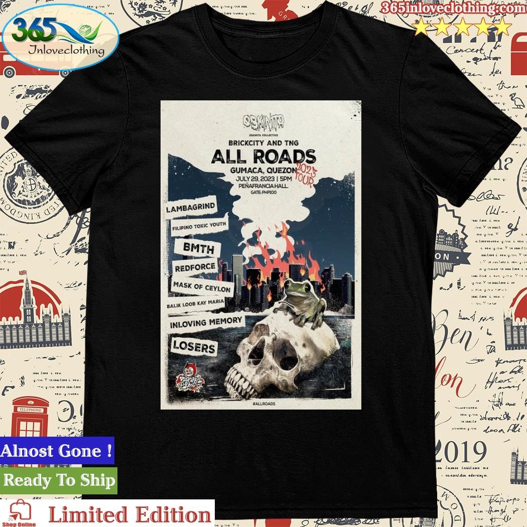 Official brickcity All Roads Tour 2023 Gumaca, Quezon Poster Shirt