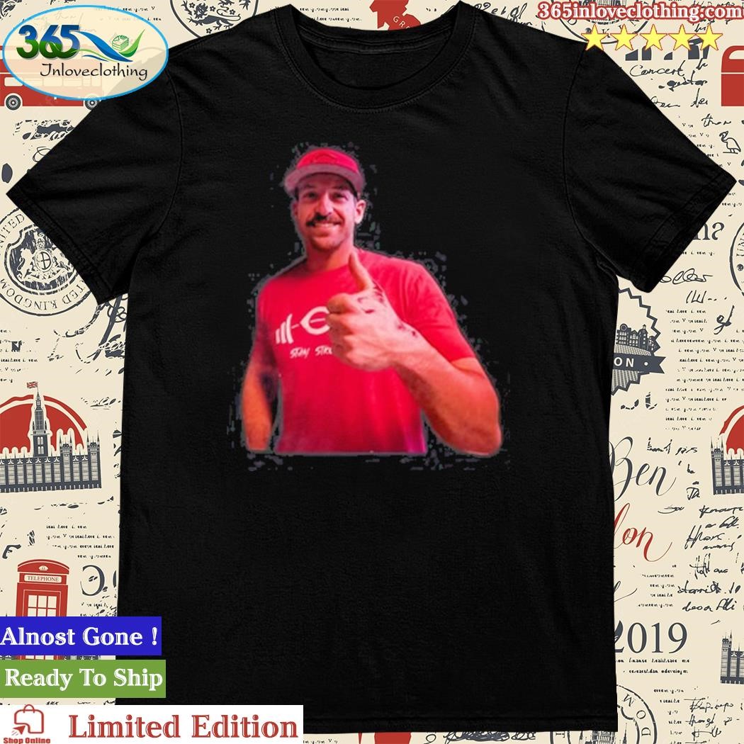 Cincinnati Spencer Steer with like hand at Fenway park shirt